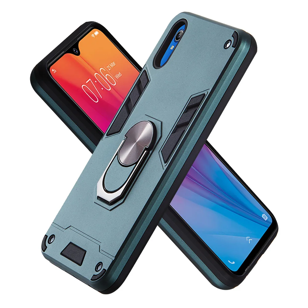 Защитный чехол с кольцом подставкой для телефона VIVO Y91 Y95 Y93 U1 Y91C Y91i Y90 Y83 V11 V11i V15 S1 Plus