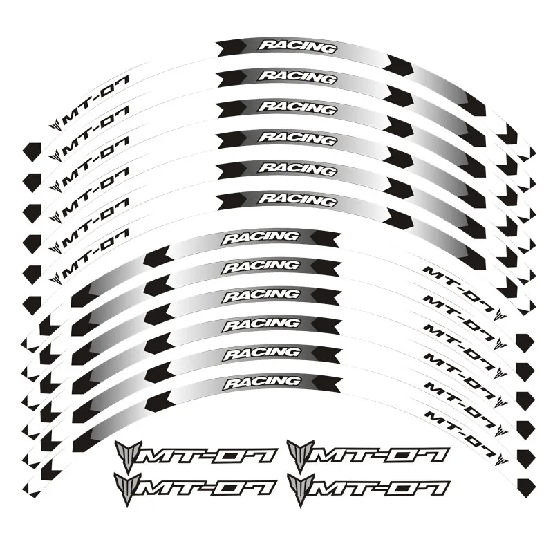 12 шт. светоотражающие наклейки на колеса для мотоцикла | Автомобили и мотоциклы