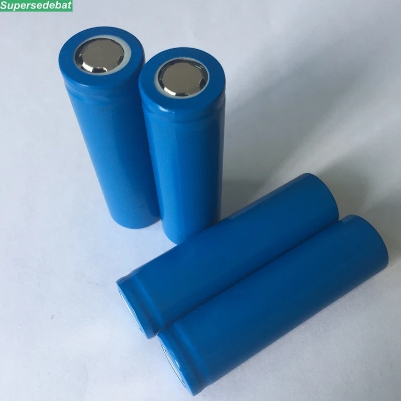 Supersedebat 4 шт./лот новая защищенная оригинальная перезаряжаемая батарея 18650 ICR18650 1500