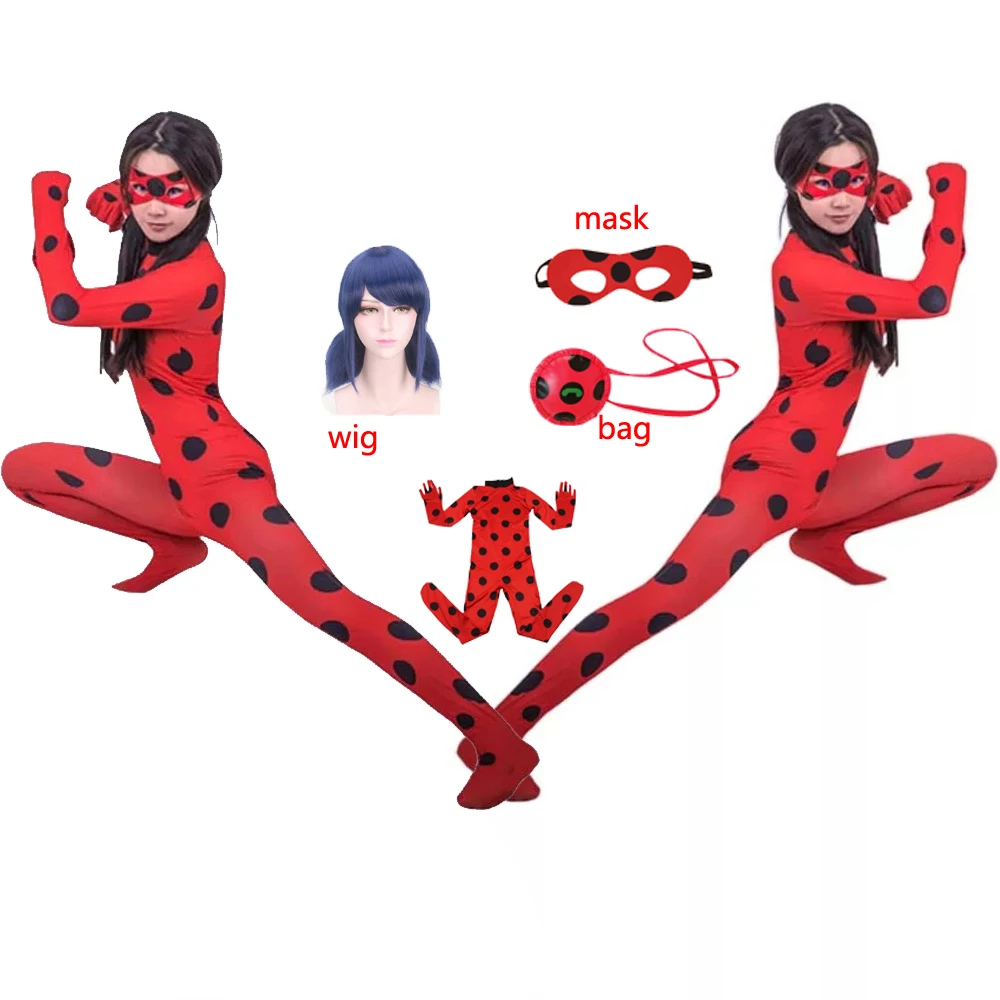 2021 Tikki Plagg женский косплей костюм для девочек Детский на Хэллоуин детей Кот Ноэль