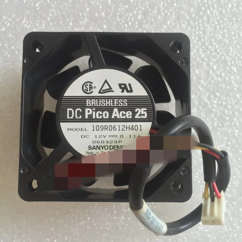 

Brand new 109r0612h401 6cm 6025 12V 0.11A cooling fan