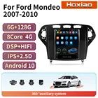 Автомобильный мультимедийный плеер 2DIN, Android 10,0, радио, Bluetooth, GPS-навигация, 9,7 дюймов, для Ford Mondeo Mk4 2007 2008 2009 Carplay