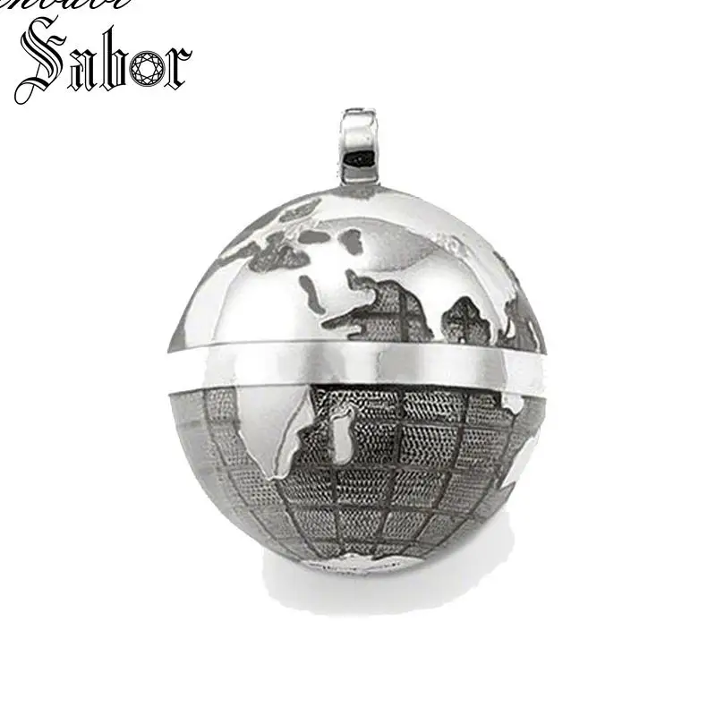 Женский кулон в виде шара Томаса ювелирное изделие серебряного цвета|Подвески| |