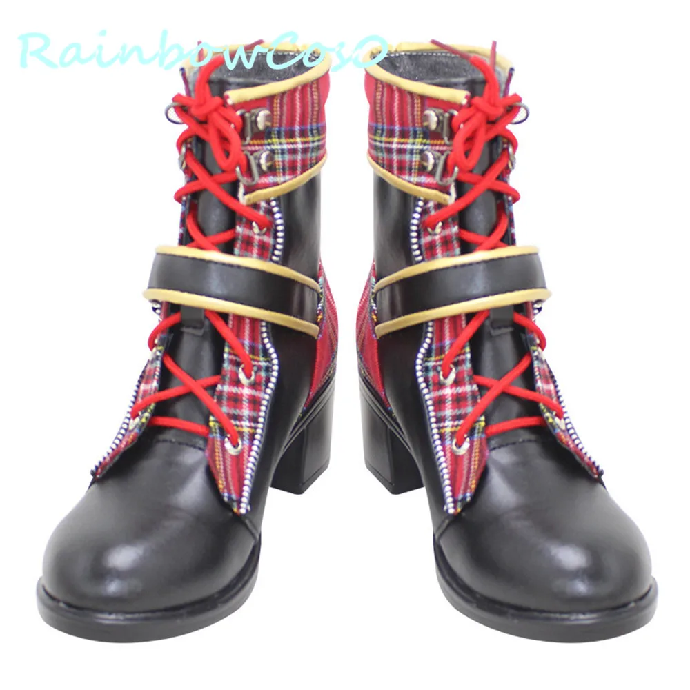 Twisted-Wonderland Epel Felmier Обувь для косплея Сапоги Игра Аниме Хэллоуин RainbowCos0 W957