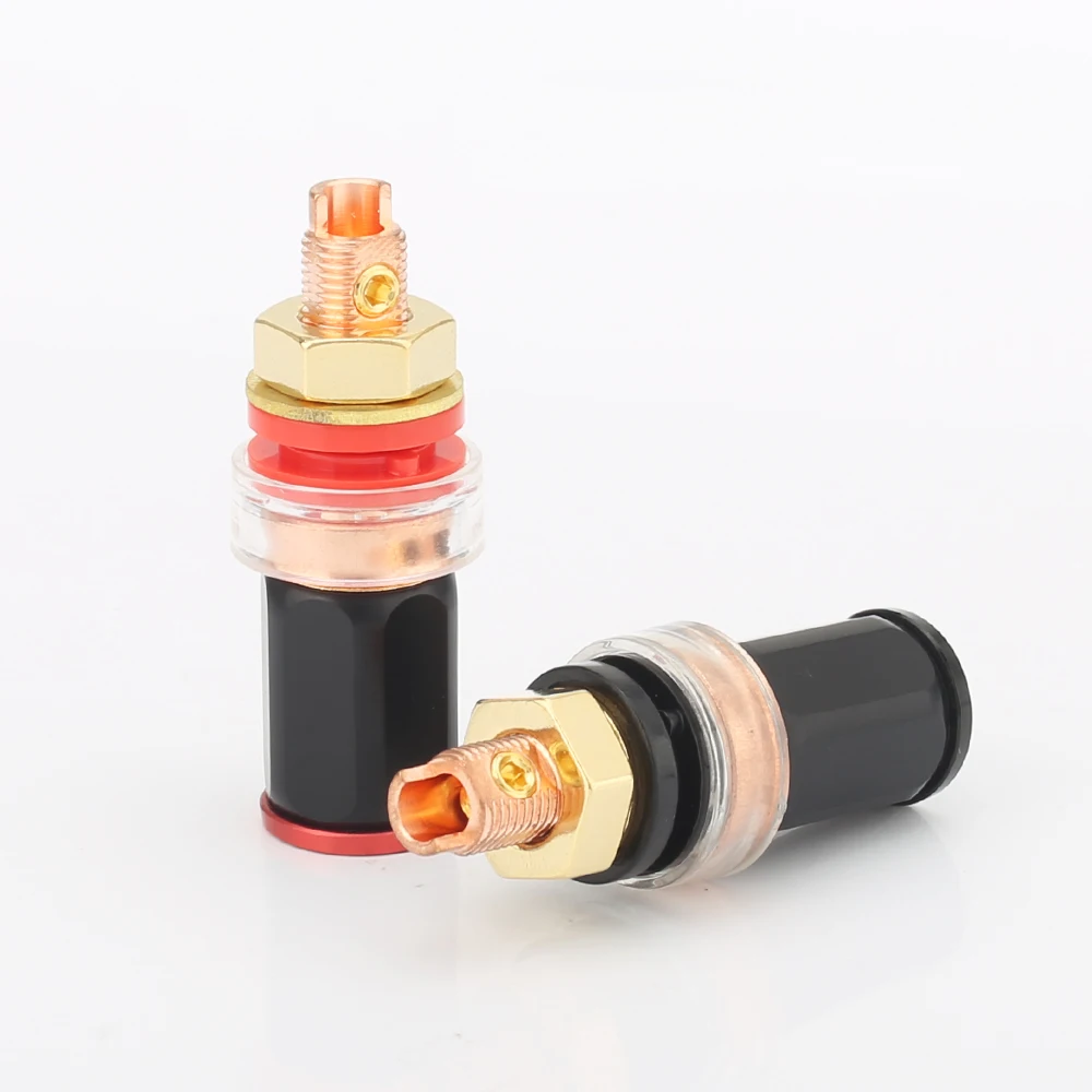 4 шт. стильный Швейцарский чистый красный медный усилитель с опорой|Коннекторы и