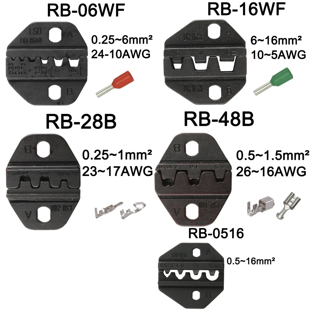 Мини обжимной инструмент в европейском стиле Обжимные Щипцы наборы штампов для