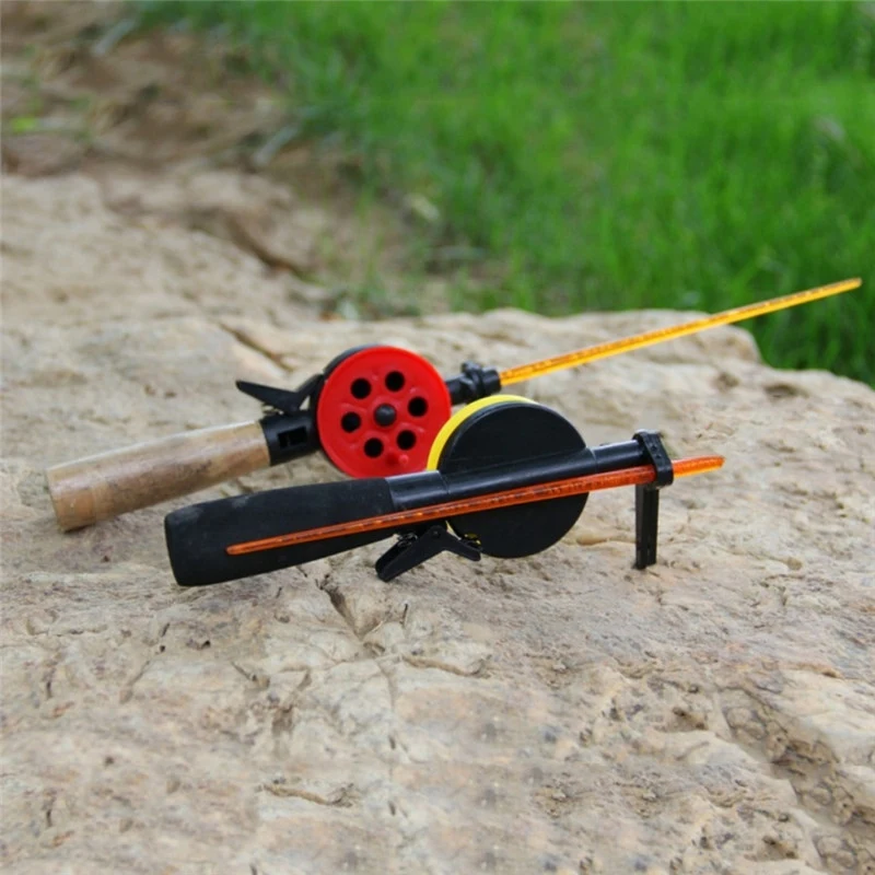 Портативная удочка для зимней подледной рыбалки 32 5/50 5 см маленькая морская