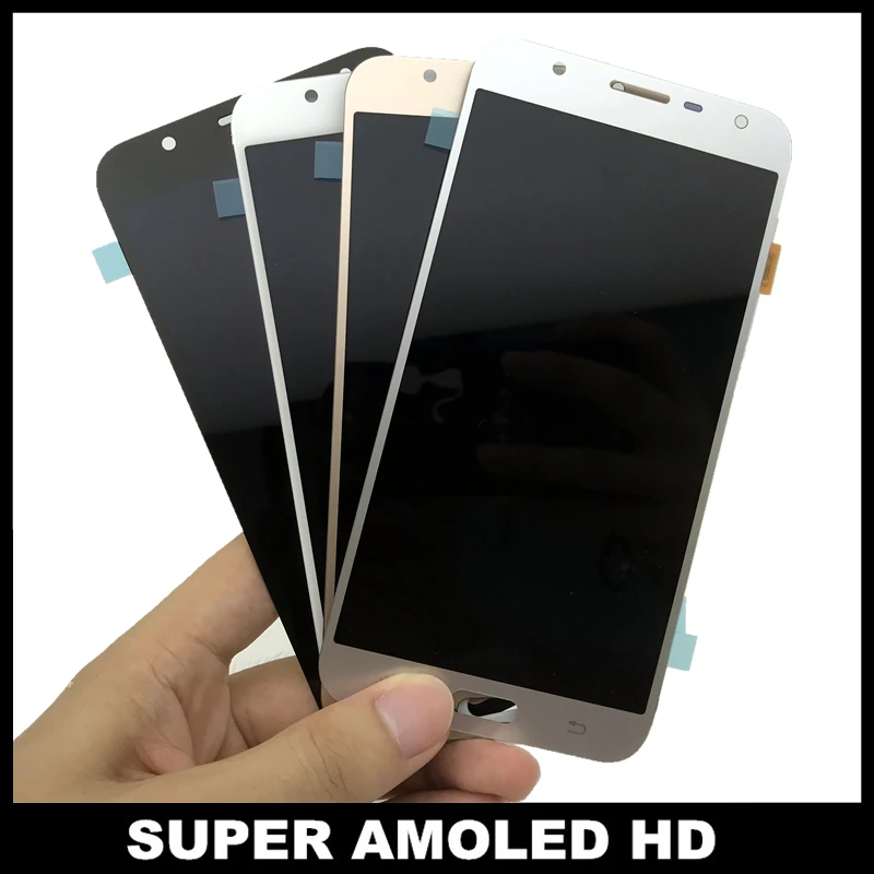Для Samsung Galaxy J7 neo J701 J701F J701M AMOLED ЖК дисплей сенсорный дигитайзер экран регулировка