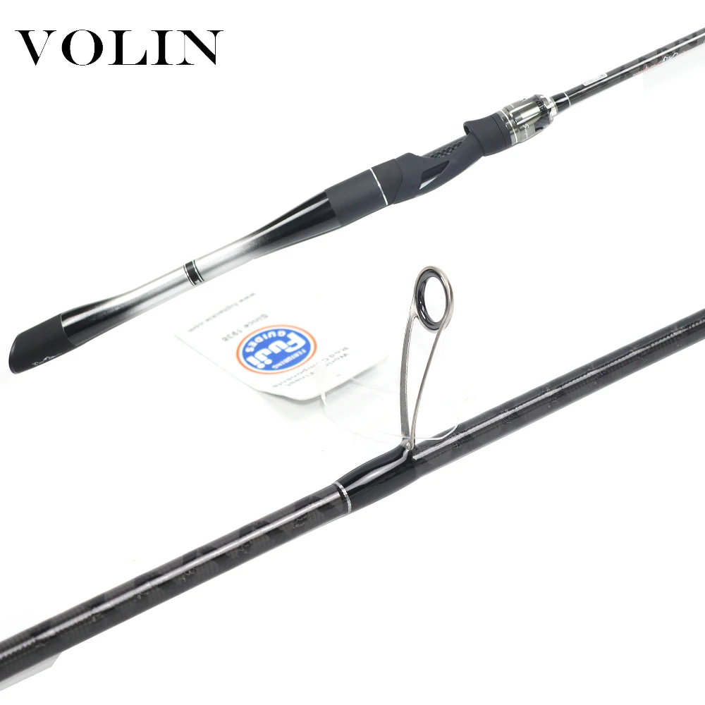 VOLIN Carbon FUJI Guide Ring Fishing Rod ML Power 2.13m 2.4m Fast Action Casting Fishing Pole Superlight Rod Sensitive Top Tip enlarge