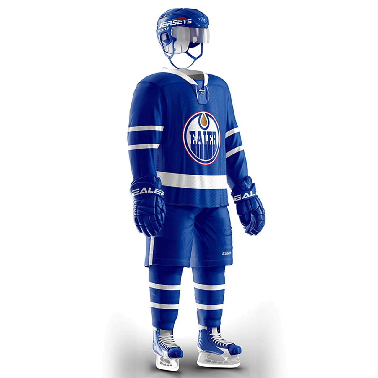 COLDINDOOR Edmonton хоккейные майки с печатью логотипа индивидуальные E066
