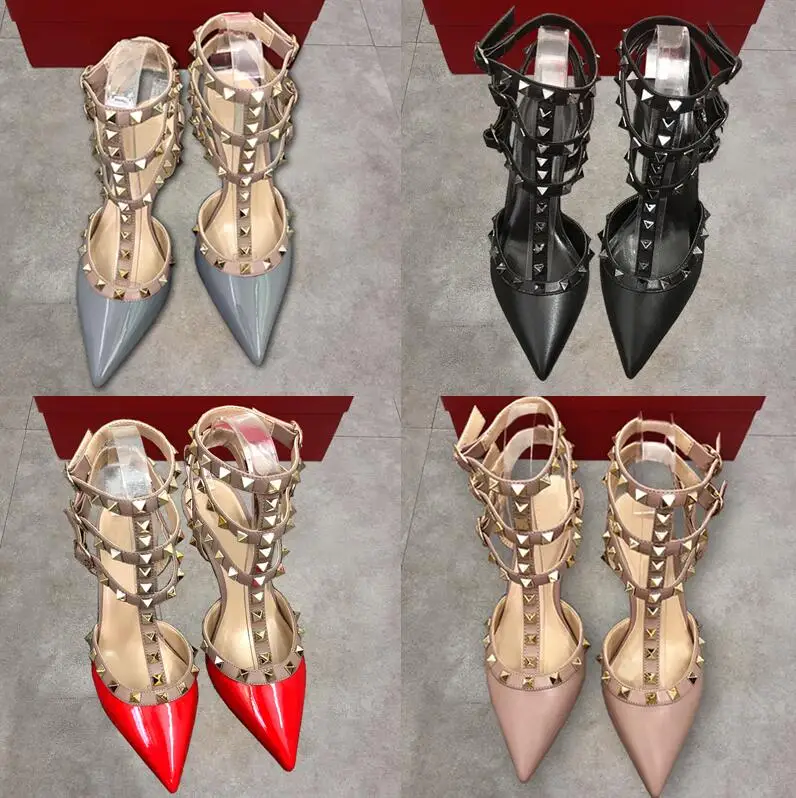 

Ladies Sandals, Dress Shoes, Party, Fashion, Rivets, Sexy, Pointed Toe Shoes, High Heels, Wedding Shoes