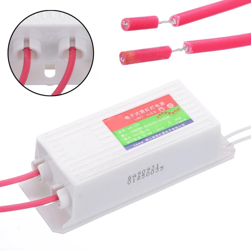 1 шт. неоновый электронный трансформатор водонепроницаемый источник питания