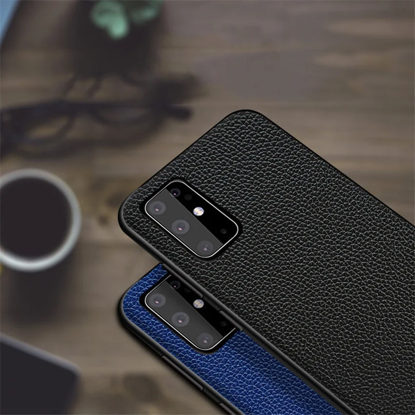 Чехол из натуральной кожи для Samsung galaxy s20 ultra s10 plus Note 9 10 Plus | Мобильные телефоны и