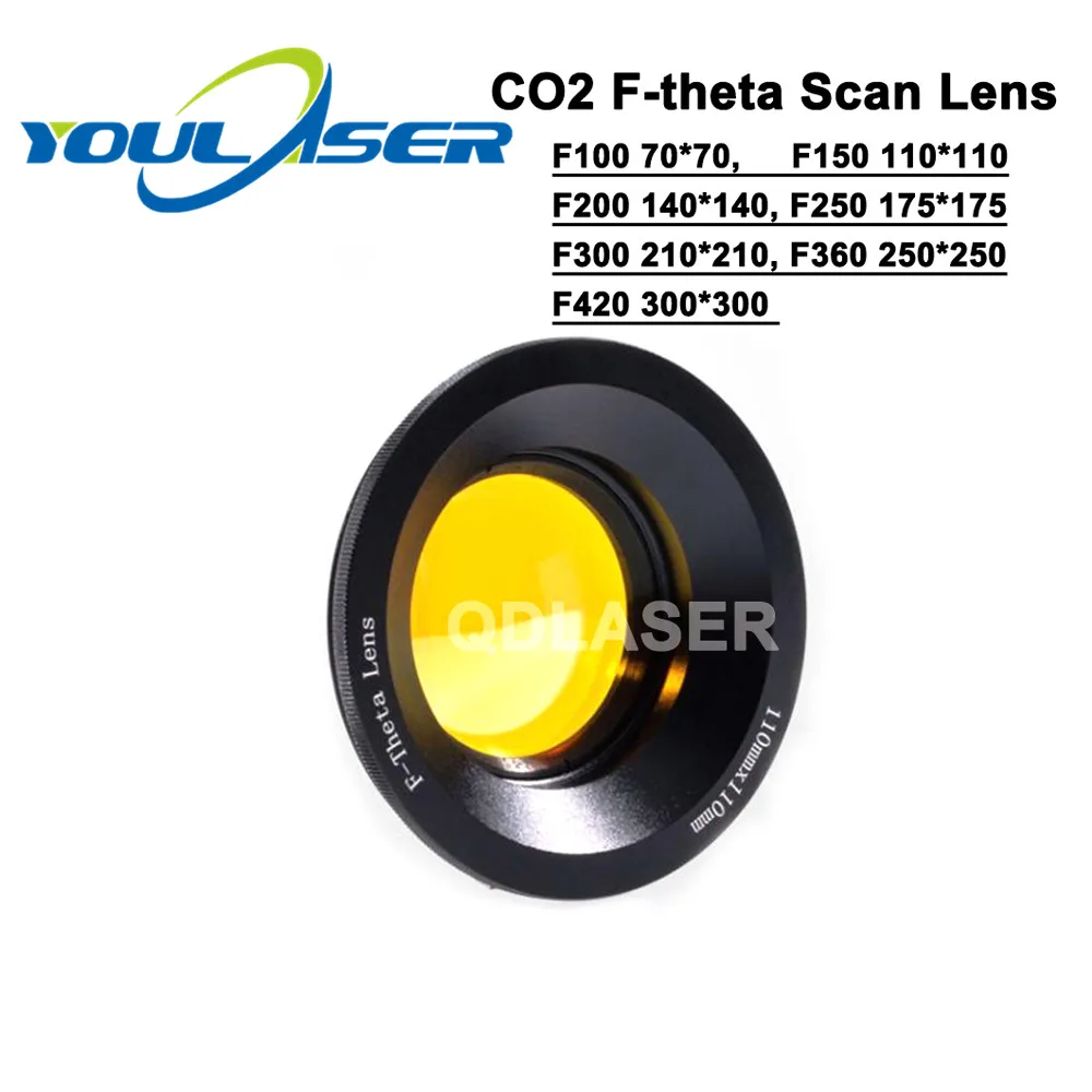 

USA CVD ZnSe 10.6um CO2 Laser F-theta Scan Lens System marking machines galvo scanner