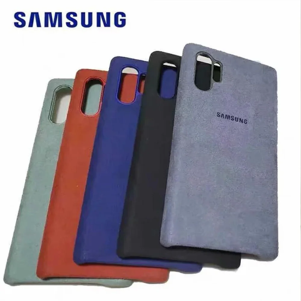 Original For Samsung Galaxy Note 10/10 Pro Suede Leather Case Anti-Fingerprint Soft Finish Back Protective Phone Cover |