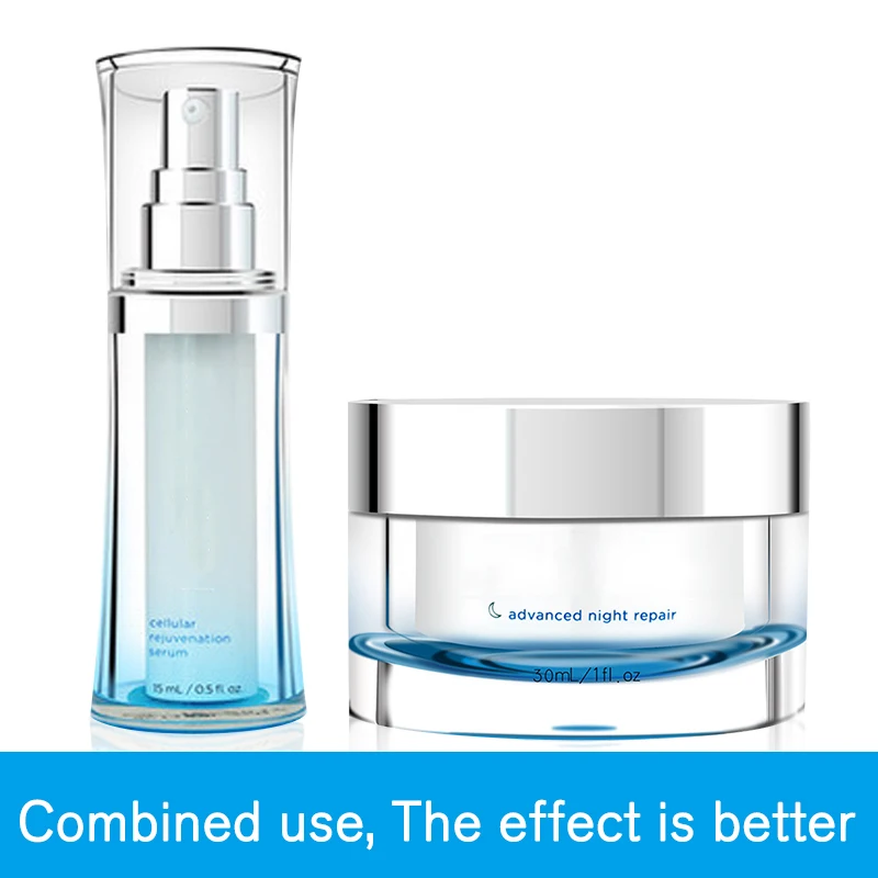 2 шт. оригинальная сывороточная эссенция для лица и улучшенный ночной ремонт крем