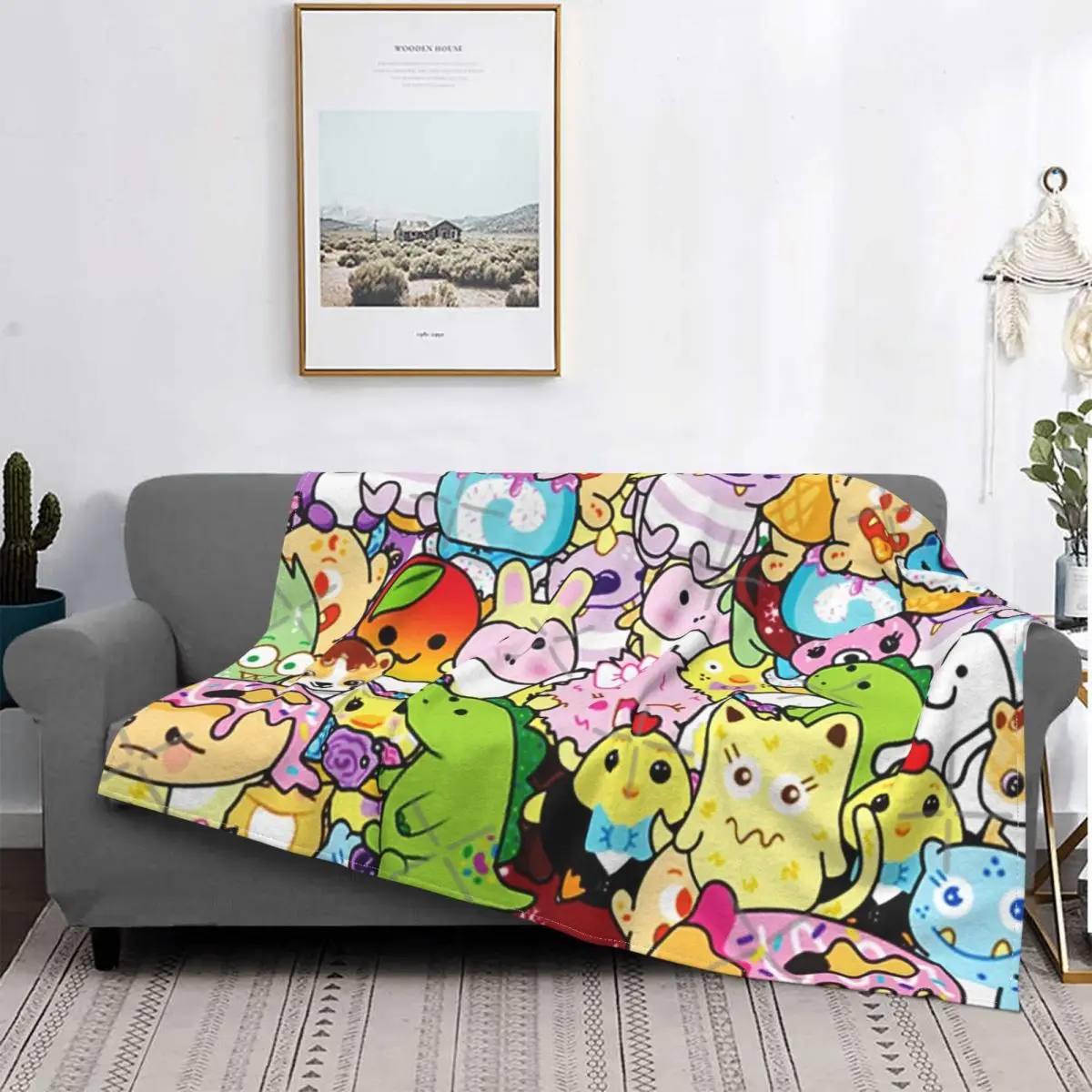 

Cute Art Of Moriah Elizabeth Blanket Bedspread Bed Plaid Cover Picnic Plaid Towel Blanket Beach Towel Luxury