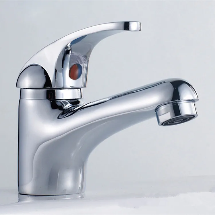 

Chrome Basin Faucet SDSN Zinc Alloy Bathroom Basin Sink Faucet Single Handle Basin Mixer Tap Polished Bathroom Faucets