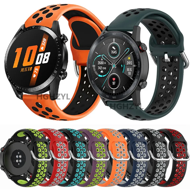 Ремешок силиконовый для Huawei Watch GT 2 46 мм/GT 2e /HONOR Magic Band спортивный браслет GT2 22