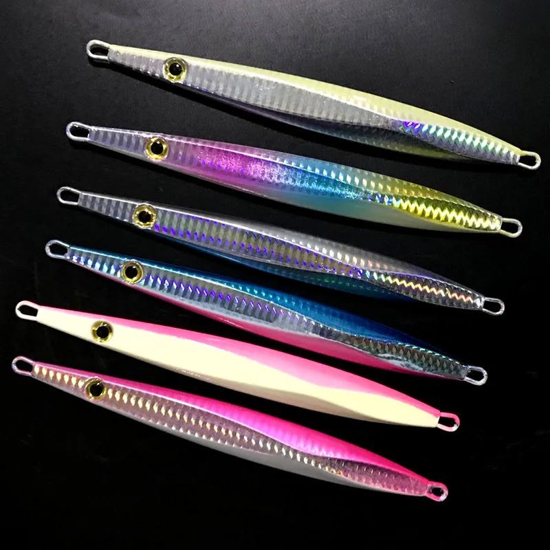 SEWS-6Pcs/лот 16.5cm160Gknife джиггинг металлическая ложка высокое качество VIB