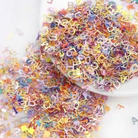 resin flakes shaker holographic uppercase letter confetti alphabet a z glitter flakes resin inclusions resin art supplies 5mm