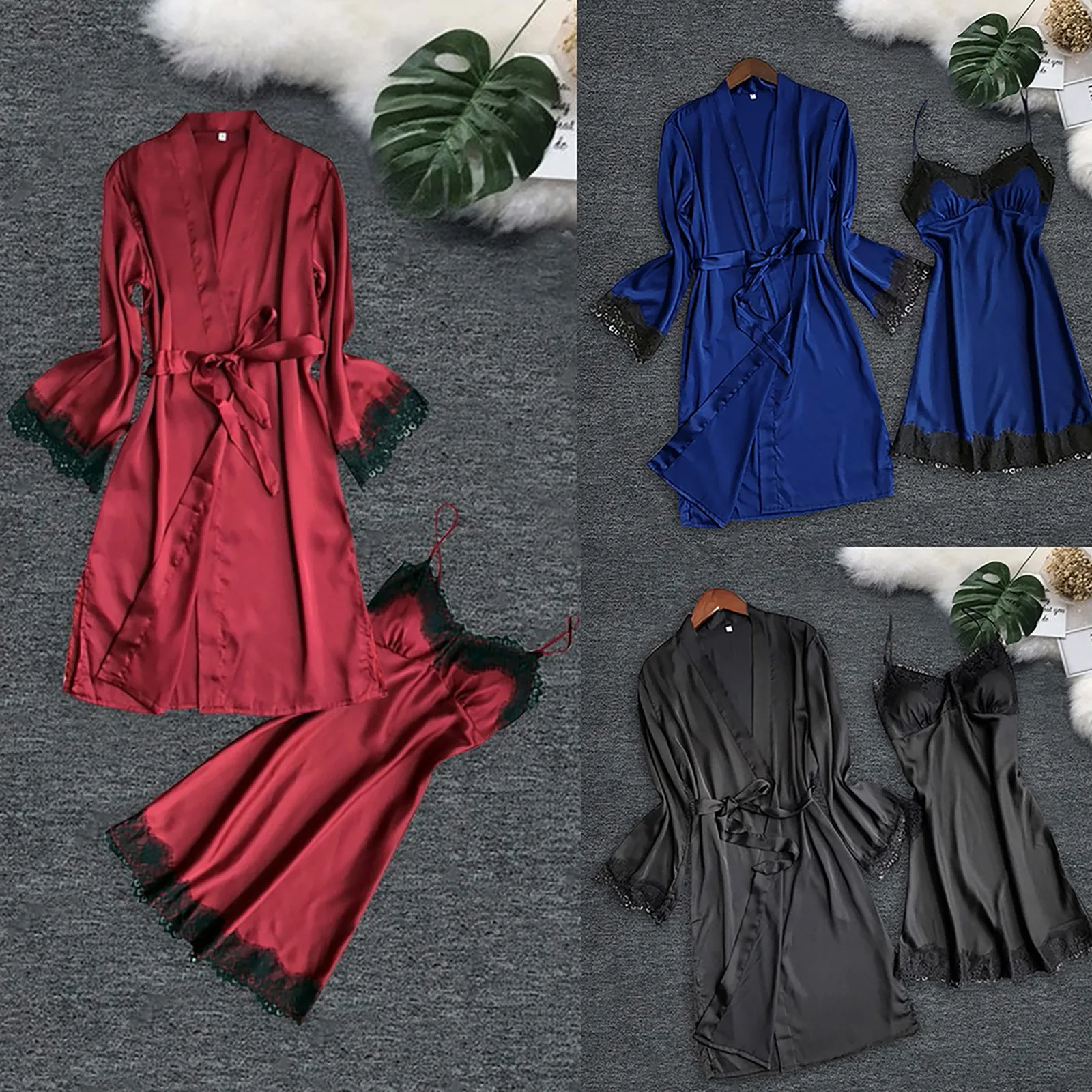 

Fashion Robe Women's Nightdress Summer Mini Kimono Robe Lady Rayon Bath Gown Nightgown Sleepwear Sleepshirts Pijama Mujer