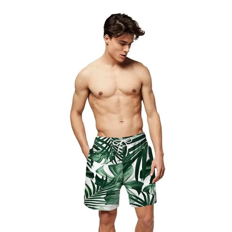 Шорты мужские пляжные быстросохнущие 3d-пляжные для серфинга спортивные