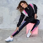Женские эластичные леггинсы Meihuida, повседневные компрессионные штаны с высокой талией для фитнеса и тренировок, длинные штаны для бега, спортивная одежда