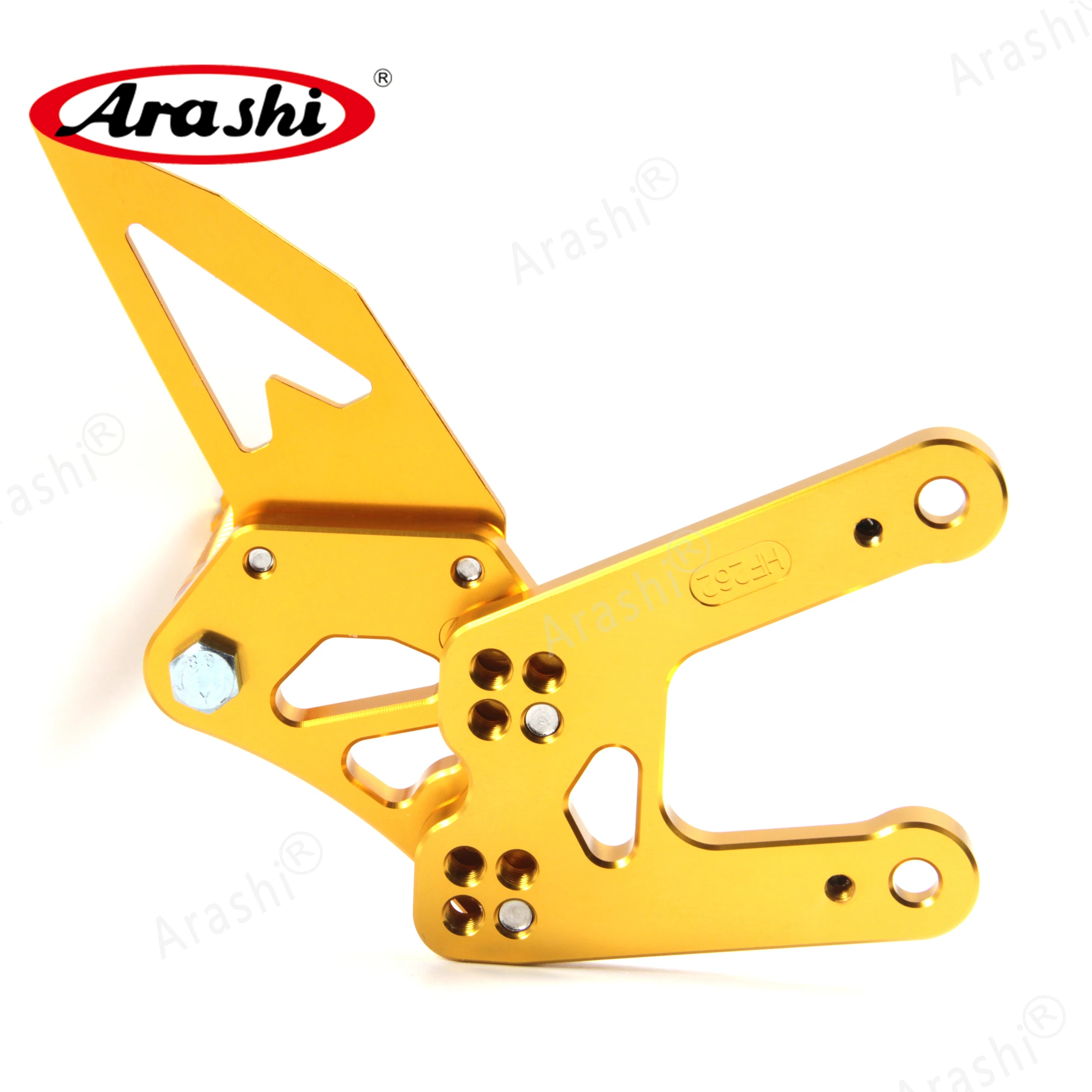 Arashi YZF R6 CNC регулируемая подножка для YAMAHA R6 Rider Rearset подножки аксессуары для мотоциклов 17