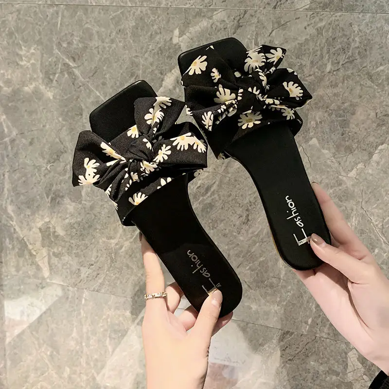 

2021 Summer New Bow Slippers Women Shoes for Women