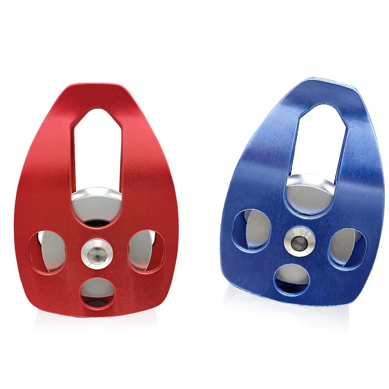 

32KN Climbing Pulley Large Single Pulley Bearing Sheave Sliding Side Plate for Rescue Climbing Aerial Working