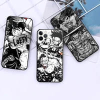 ONE PIECE Phone Case For iPhone Pro MAX Mini Plus 2020 Soft Funda Hot Anime Cartoon Back Cover