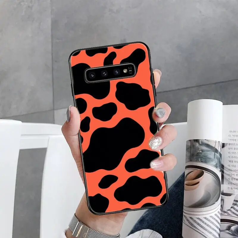 

Cow color Print Phone Case For Samsung Galaxy S5 S6 S7 S8 S9 S10 S10e S20 edge plus lite