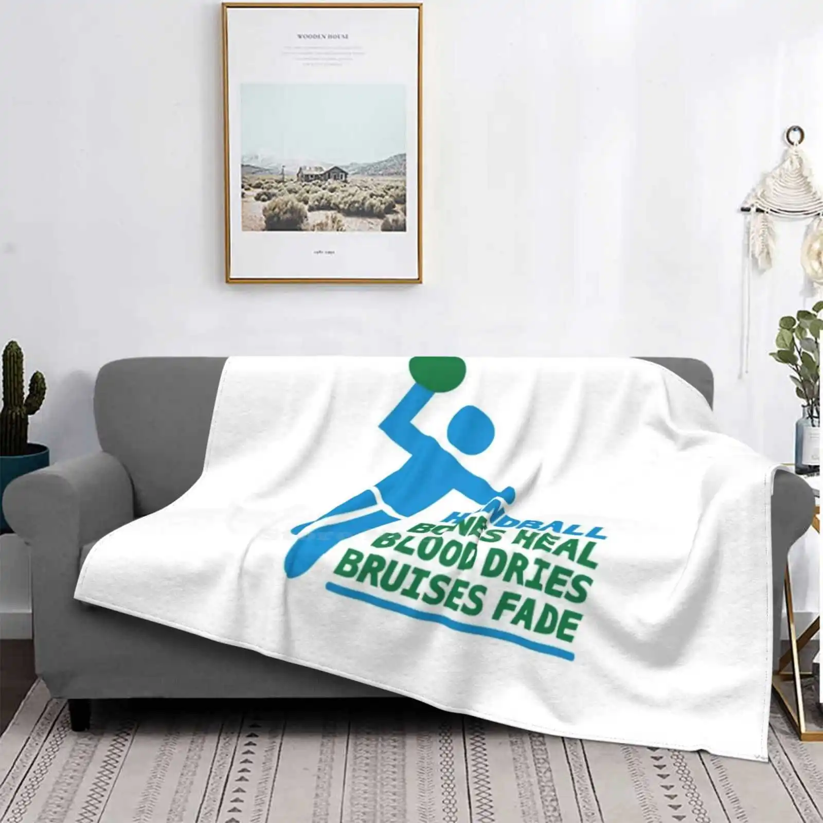 

Handball Air Conditioning Blanket Travel Portable Blanket Handball
