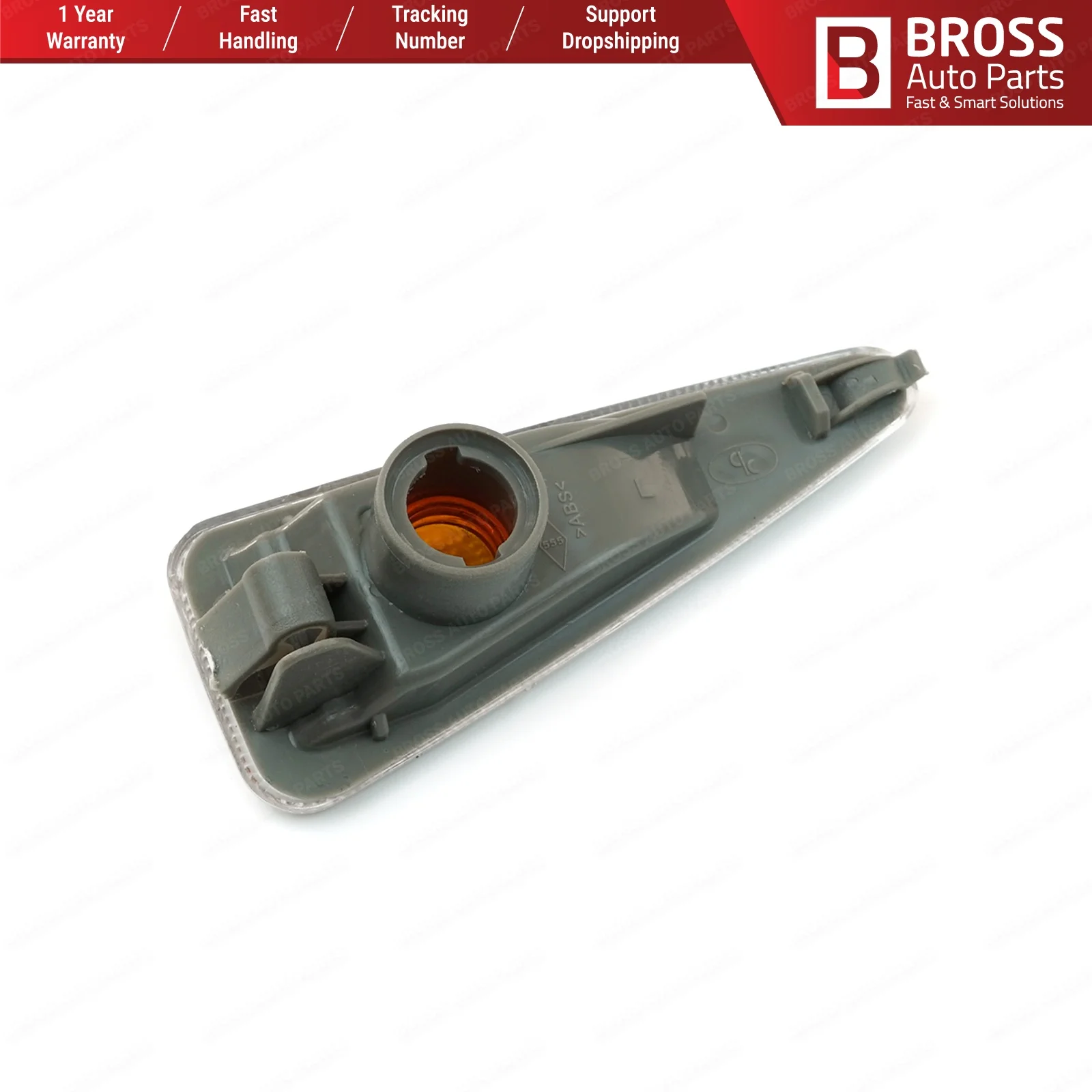 Bross автозапчасти BSP744 белый боковой индикатор повторитель лампы 8200602763 левая