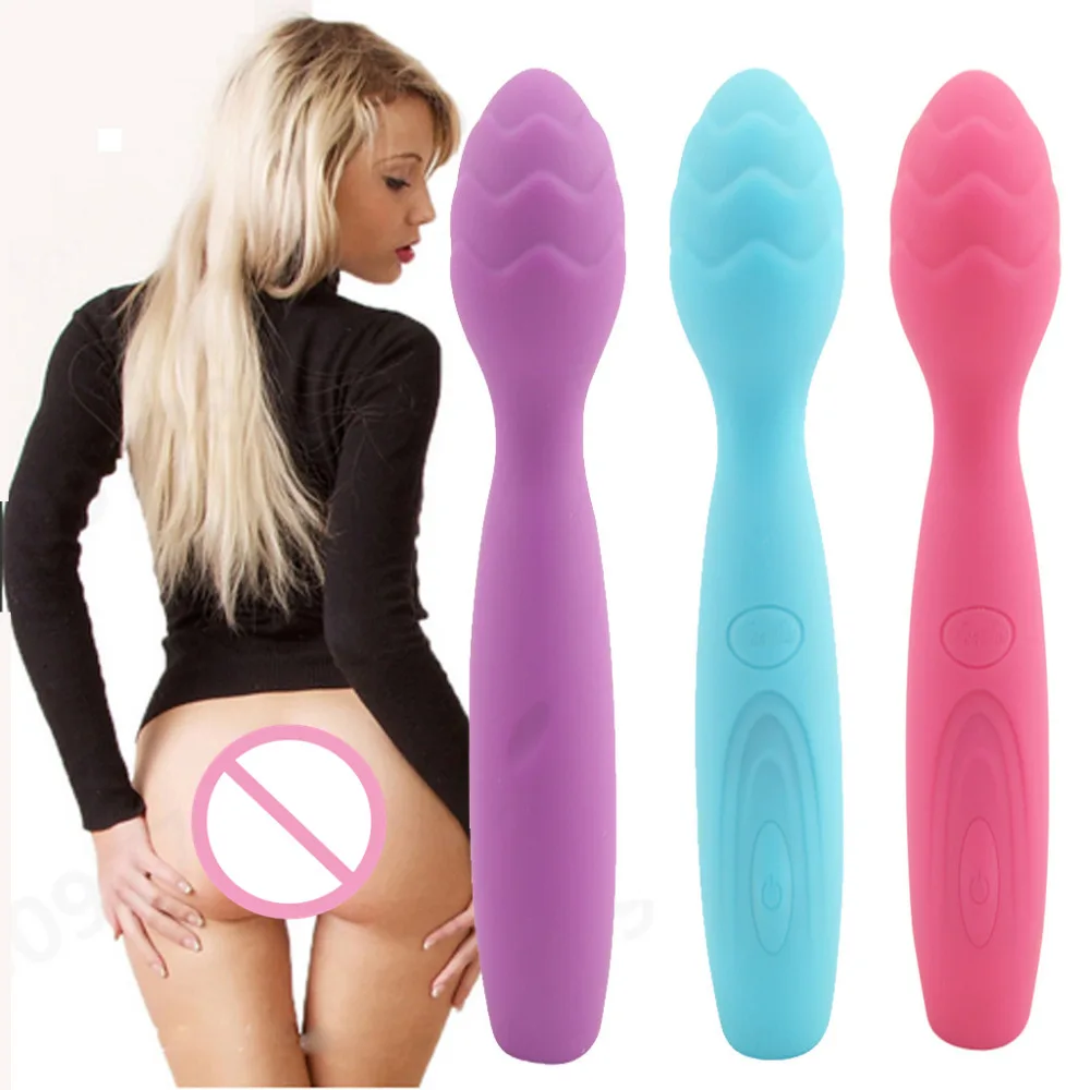 AV мастурбация волшебная палочка секс USB перезаряжаемая G точка вибратор массаж