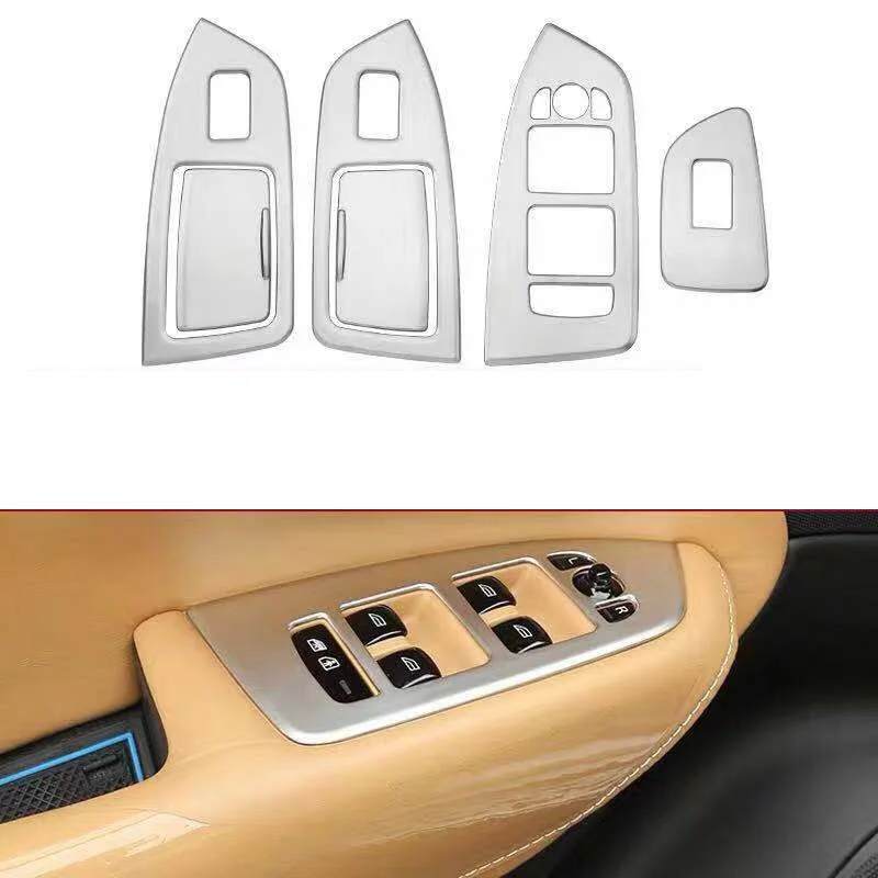 for xc90 6pcs Для volvo XC90 четырехдверный динамик коробка двери высокий и низкий звук покрытия наклейки интерьера - Название цвета: for xc90 6pcs