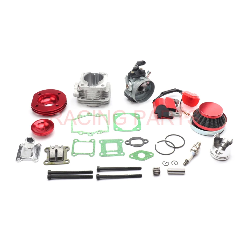 Комплект цилиндров КАРБЮРАТОР 19 мм воздушный фильтр для 2 тактного двухтактного