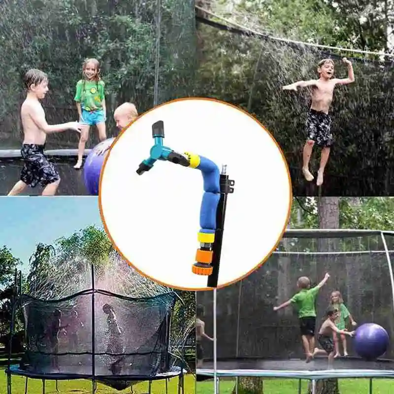 

Outdoor Summer Water Park Game Sprinkler Waterpark Backyard Water Toys For Children Sprinkler T9U6