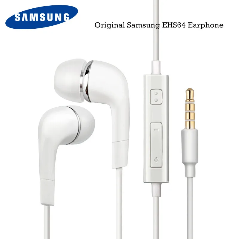 Оригинальные наушники вкладыши Samsung 3 5 мм EHS64 проводная гарнитура со встроенным