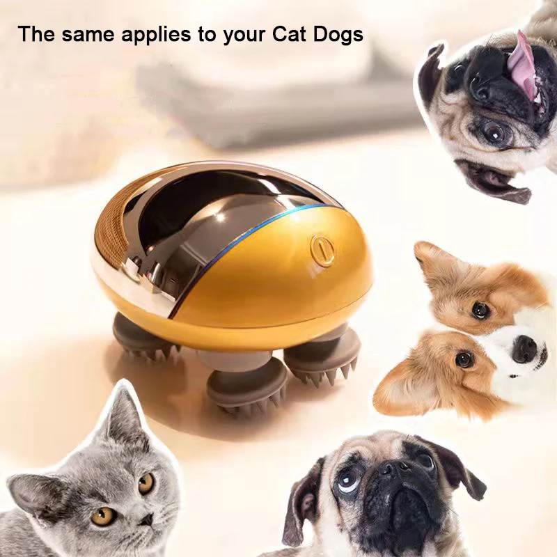 Массажер для головы 3D стерео Магнитный зарядный массажер тела беспроводной