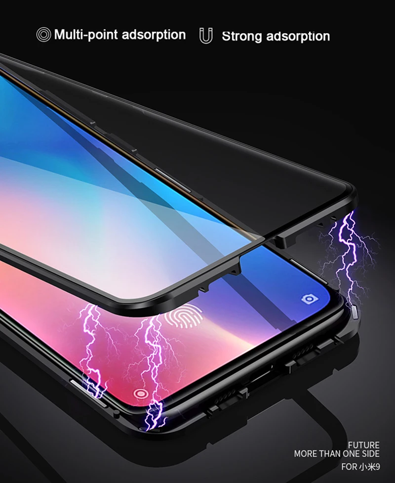 Магнитный металлический чехол для телефона для Xiao mi Red mi Note 7 K20 Pro mi 9 CC9 9T Двусторонняя стеклянная задняя Магнитная Крышка для Red mi Note 7 Чехол