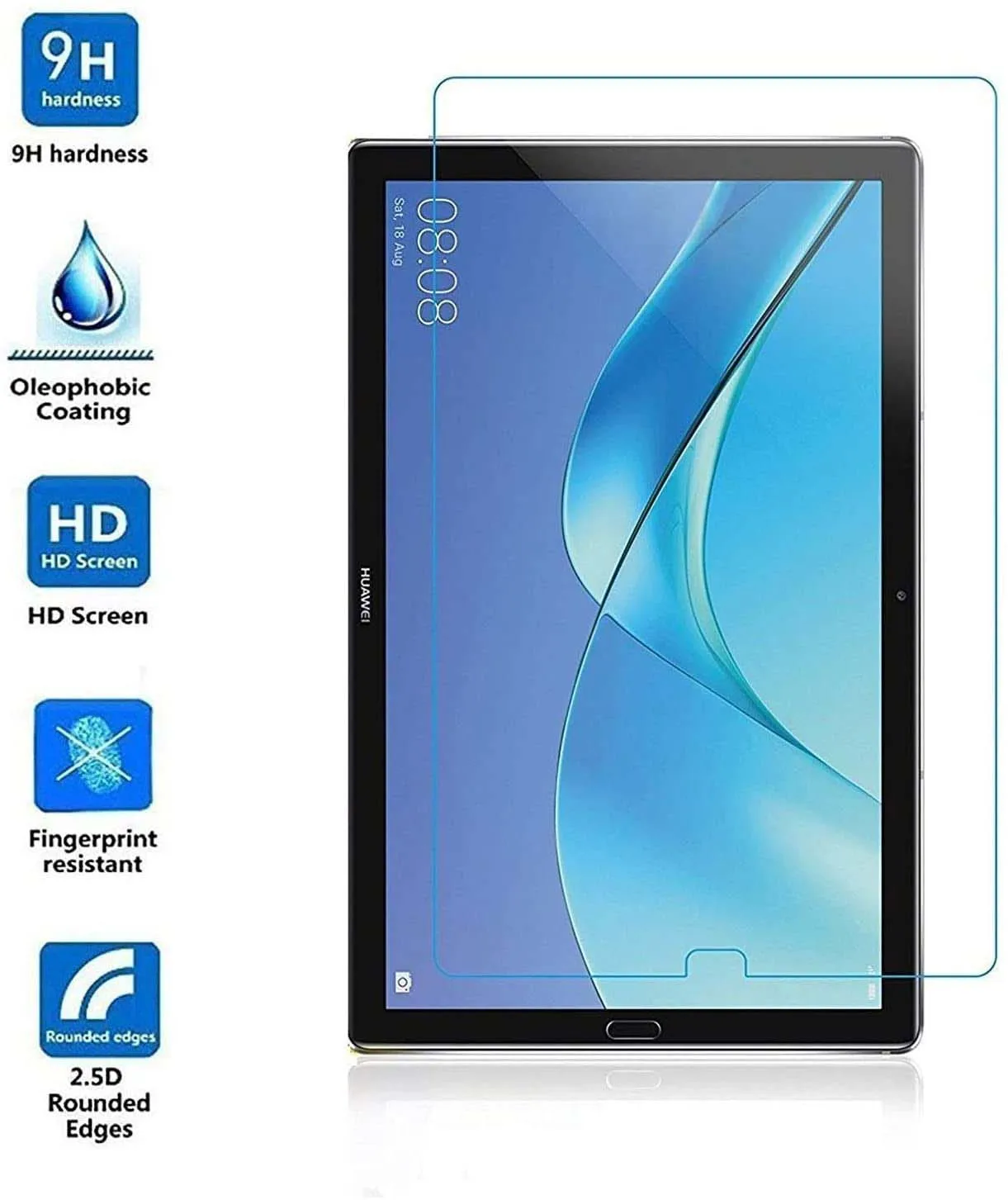 Для планшета Huawei MediaPad M5 10 8 дюйма закаленное стекло экран HD защита глаз закаленная