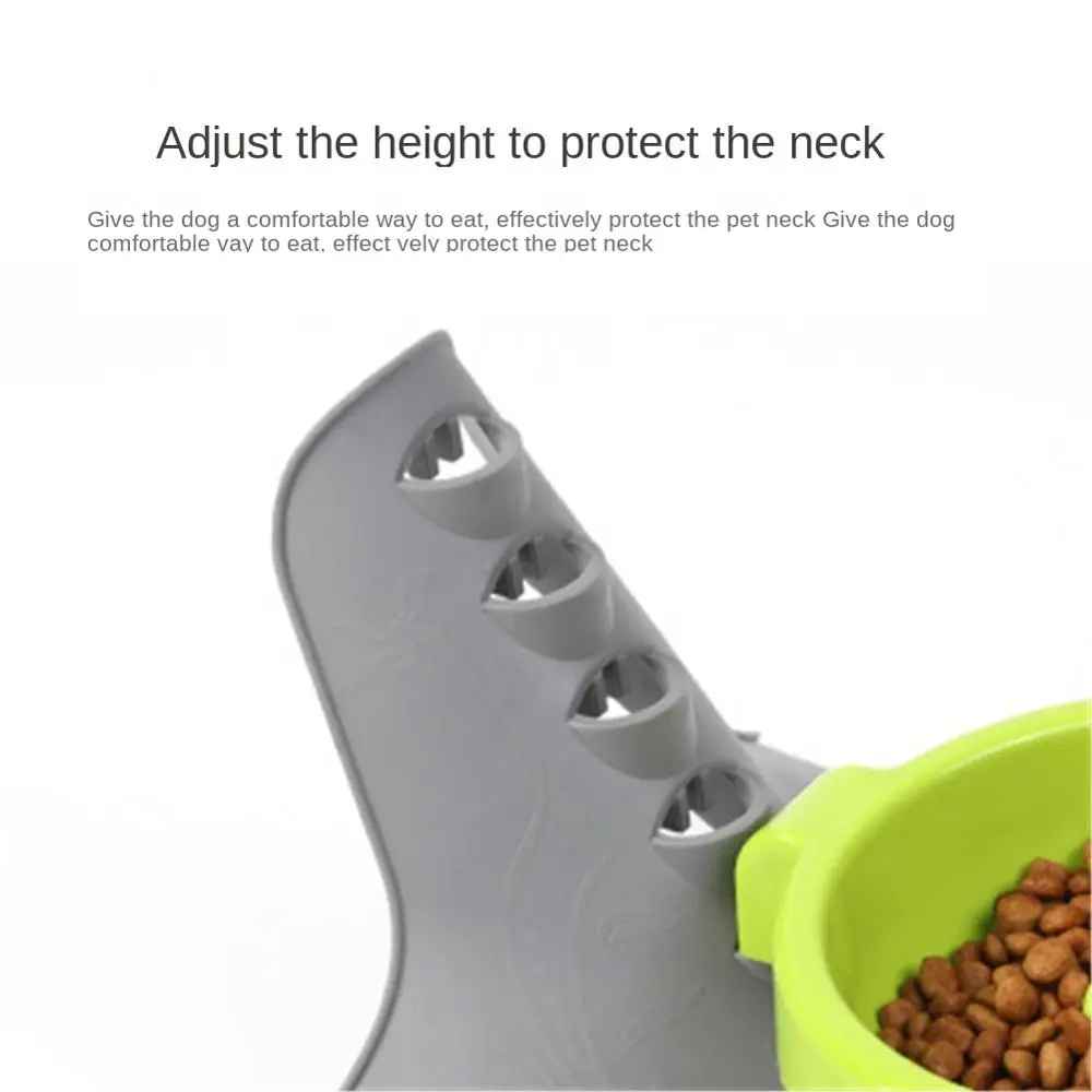 

Adjustable Dog Slow Food Bowls Trapezoidal Feeder Cats Dogs Cervical Vertebra Protection Anti Choke Bowl Pet Feeding Supplies