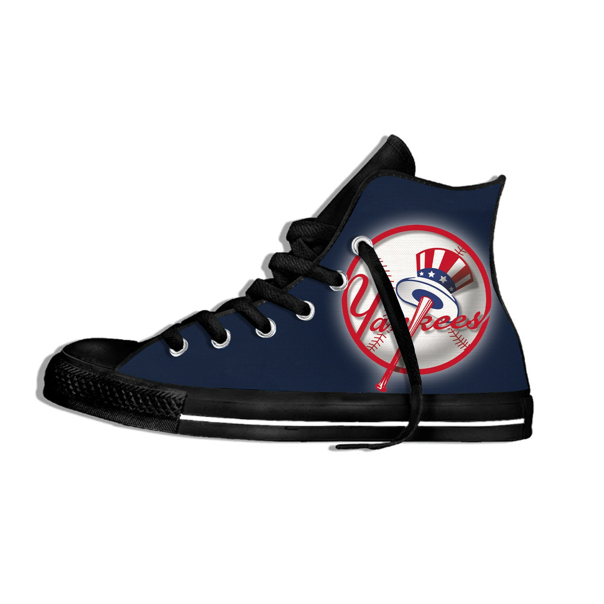 5 Yankees/легкая дышащая обувь для мужчин и женщин; Повседневная модная обувь для бейсбола в Нью-Йоркском стиле; кроссовки на плоской подошве с высоким берцем - Цвет: 5