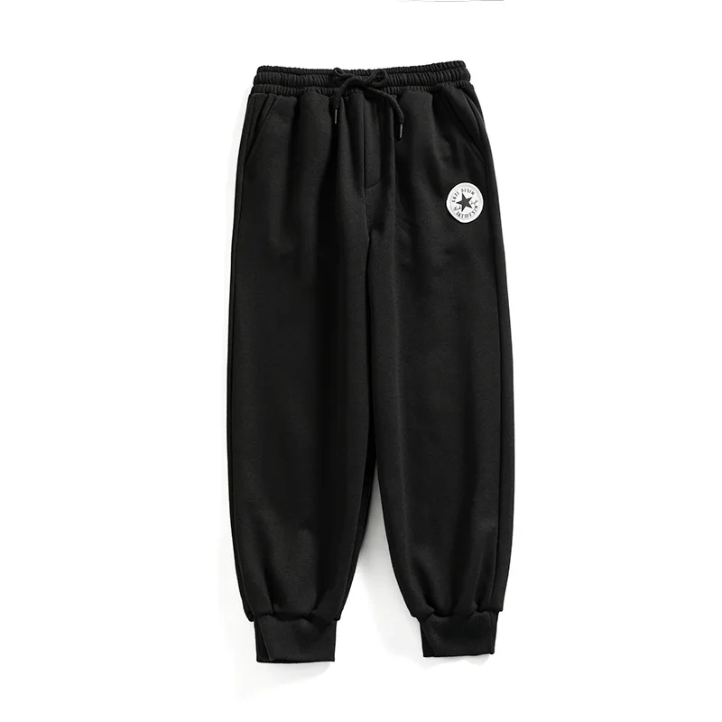 

Athletic casual trousers men's loose track pants spring and autumn trend go with the track pants pants pants bunched feet