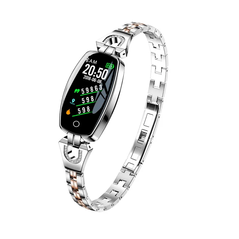 

Intelligent female bracelet, heart rate, blood pressure, sleeping meter, step fully compatible, deep waterproof