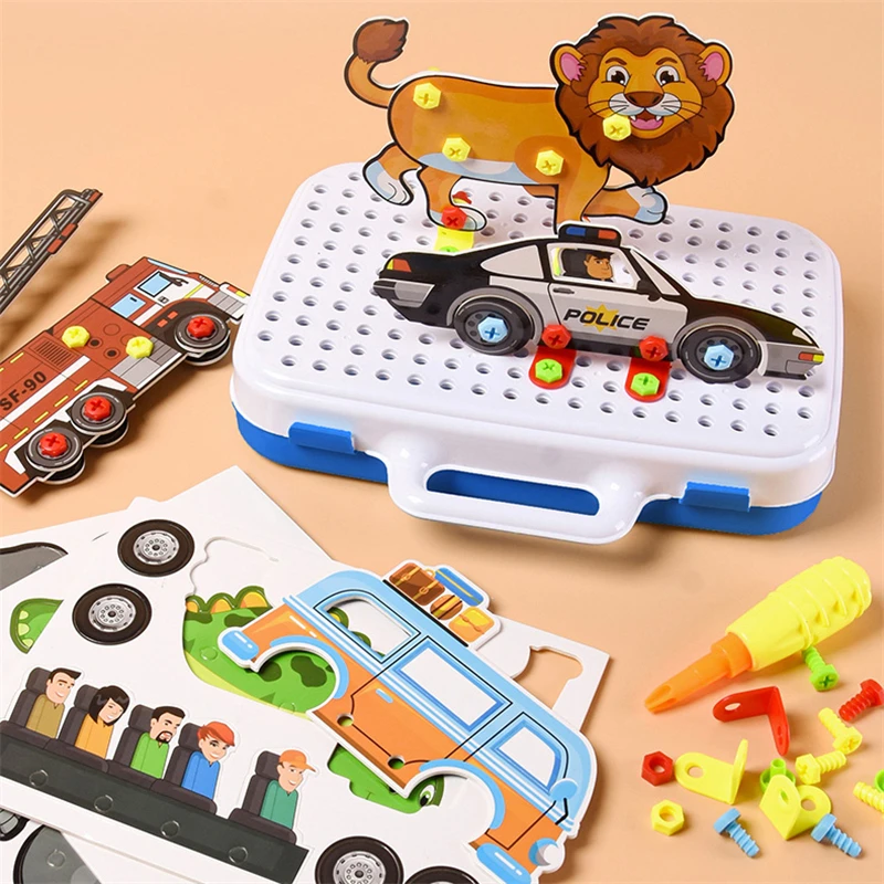 Сверлильный винт 3D креативная мозаика головоломка игрушки детские строительные