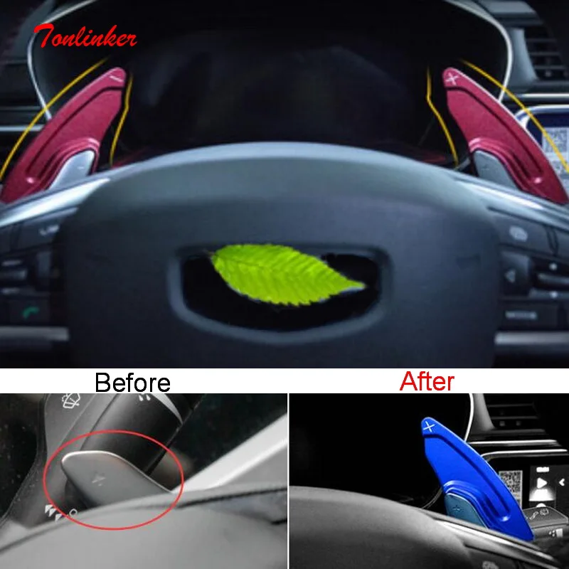 Tonlinker наклейки на крышку рулевого колеса для интерьера Geely Tugella FY11 2019 20 Стайлинг
