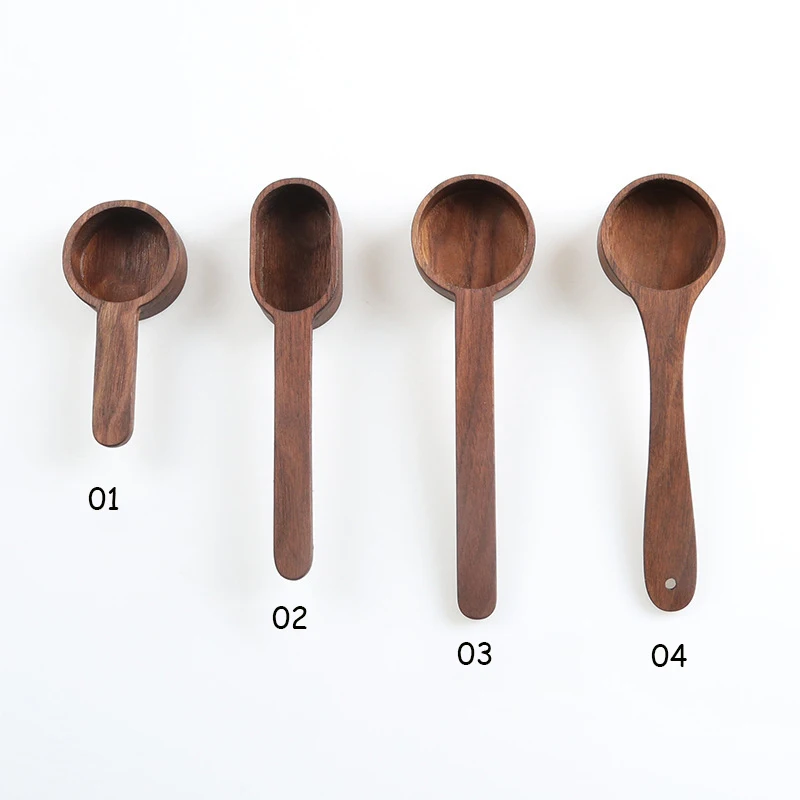 

1pcs Wood Coffee Spoon 8g 10g Standard Measuring Spoon Long Handle Measuring Spoon Coffee Machine Accessories Kitchen Tools